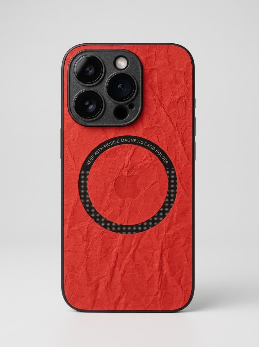 Чехол силиконовый глянцевый для iPhone, Красный
